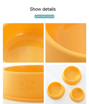 The Perfect Pet Feeding Solution: Frosted Plastic Pet Feeding Water Bowl